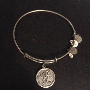 Alex & ani letter H bracelet